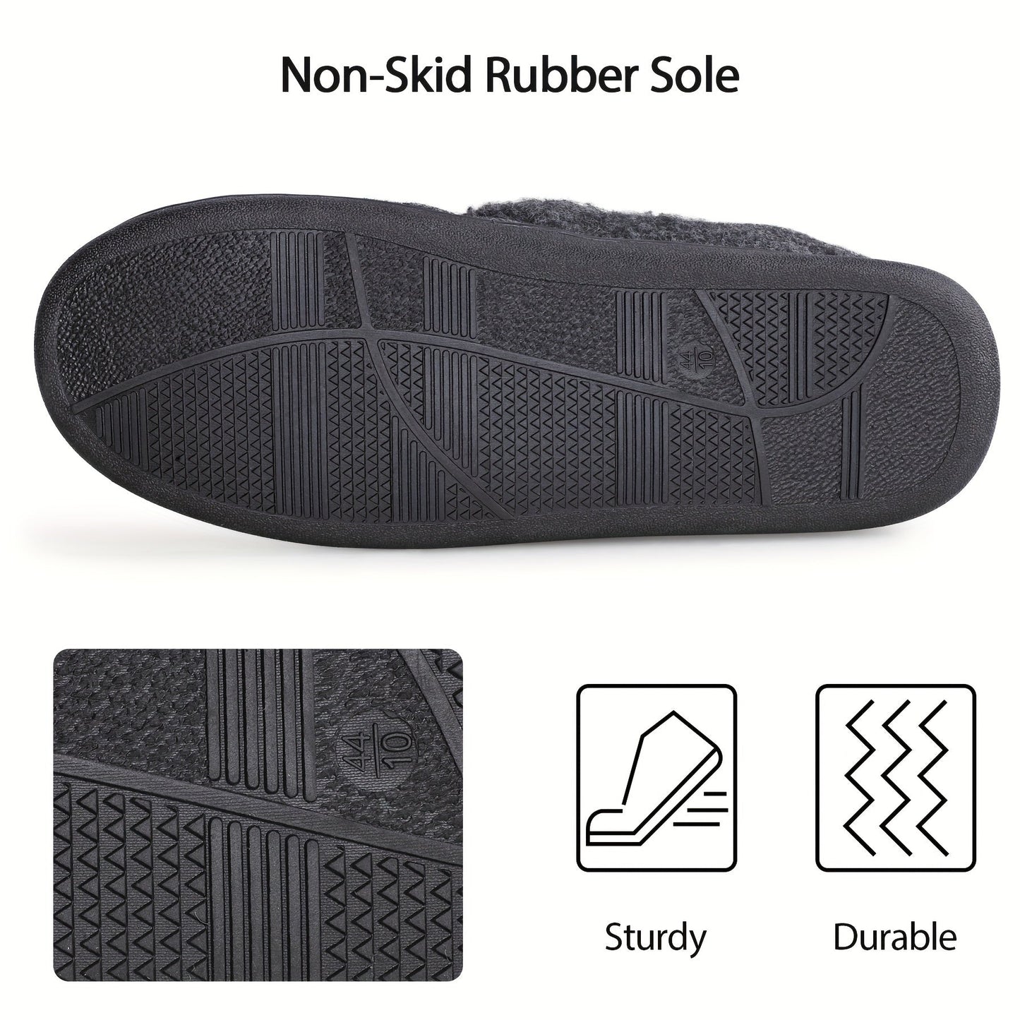 Men’s Comfy Slippers with Adjustable Velcro Strap