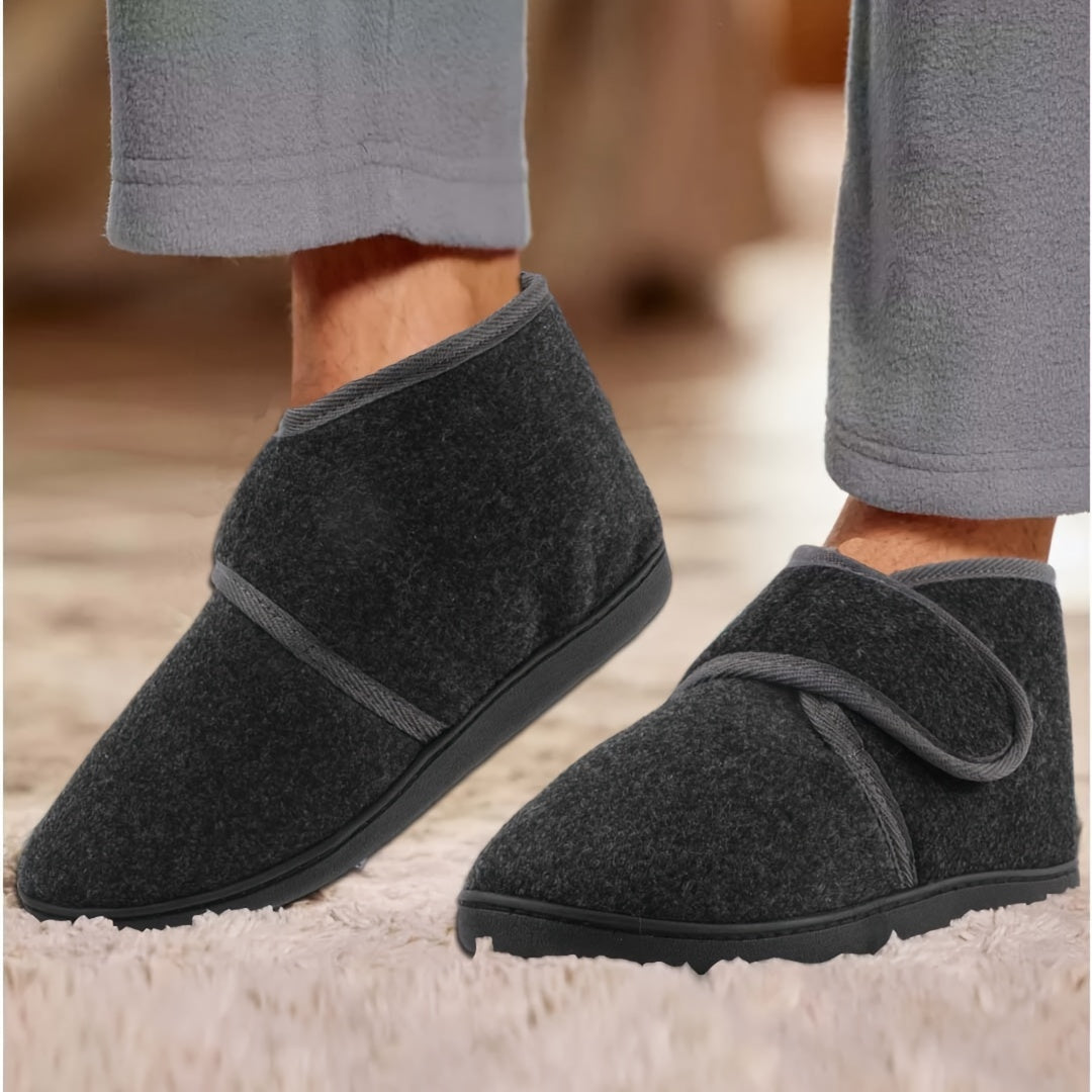 Men’s Comfy Slippers with Adjustable Velcro Strap