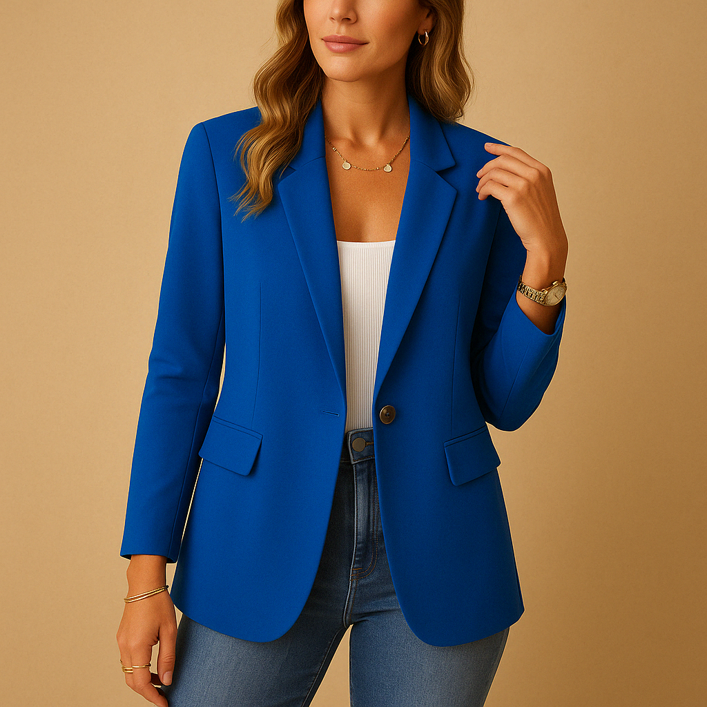 Elegant Women’s Fitted Blazer – Comfortable Tailored Fit