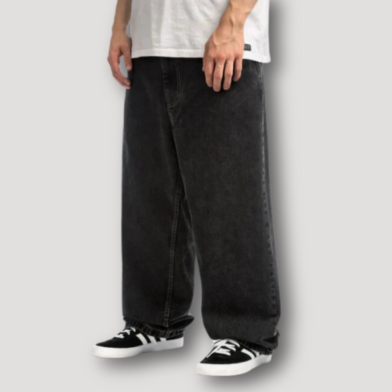 Men's Baggy Denim Jeans – Relaxed Fit, Urban Street Style