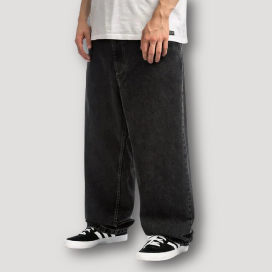 Men's Baggy Denim Jeans – Relaxed Fit, Urban Street Style
